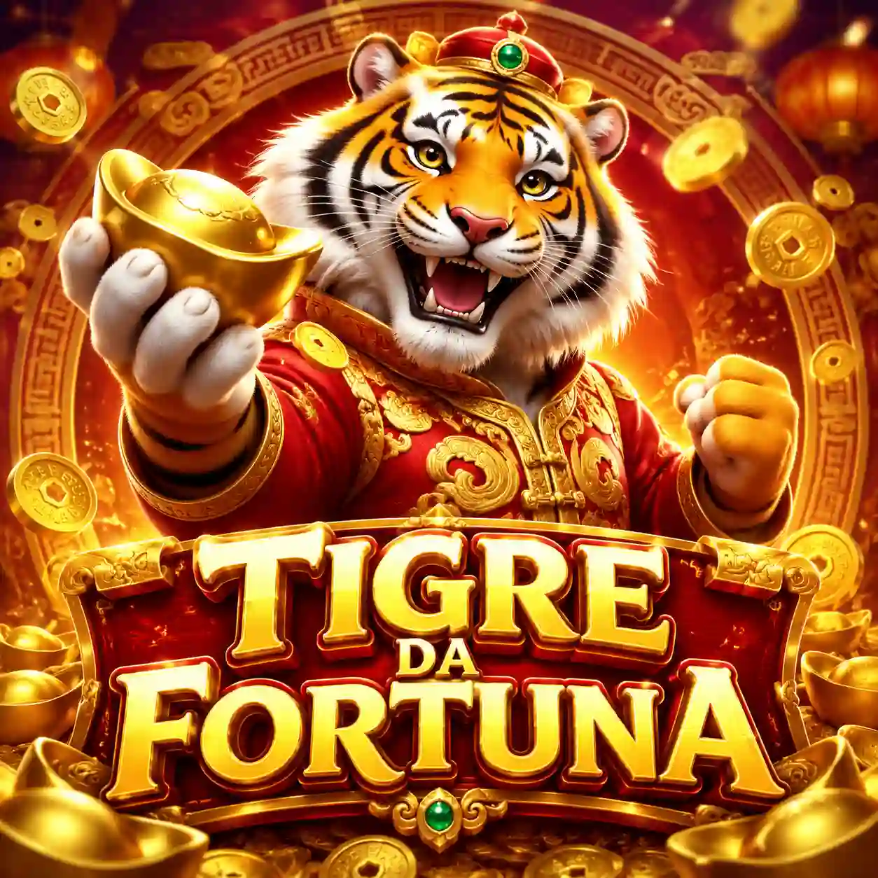 Tela de bônus do Fortune Tiger mostrando o recurso de respin com o tigre dourado travado nos rolos